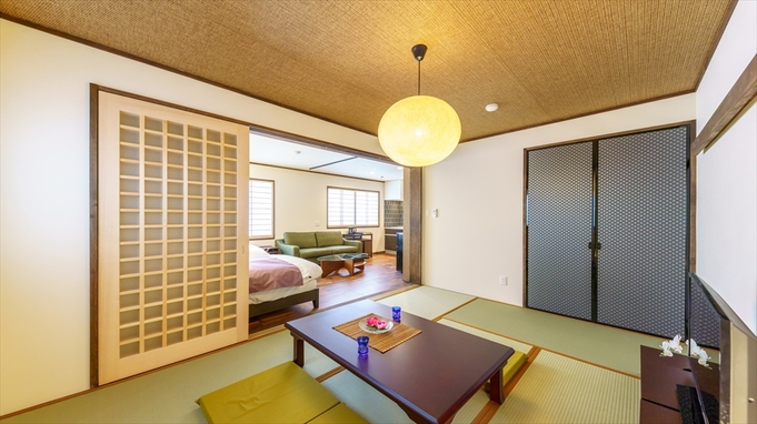 【素泊まり】浅草和室とベッドルームのある新築、和モダンホテル